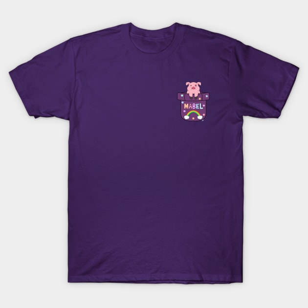 Mabel's Pocket Pig T-Shirt by SpectreSparkC